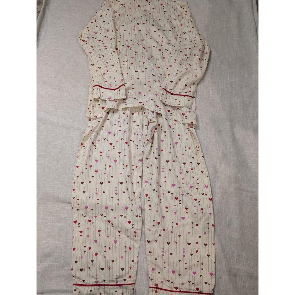 BedHead Heartstrings Classic 2-piece Pajama Fine Cotton Size Large Women's - Picture 2 of 8